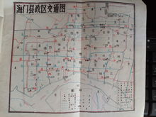 1991年海门地图