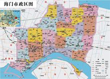 海门政区图