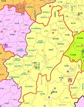 乡镇分布、界线