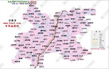 万源市行政区域图