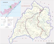 南涧县地图