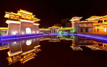 武都夜景——钟楼公园